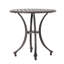Table d'appoint d'extérieur en fonte d'aluminium 19 po