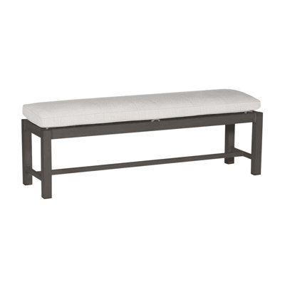 Banc d'extérieur sans dossier 60 po Club Wrought