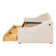 Lit de jour simple rembourré avec accoudoirs de rangement et port USB-1241344236