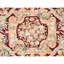 Hand-Knotted High-Quality Red and Beige Area Rug