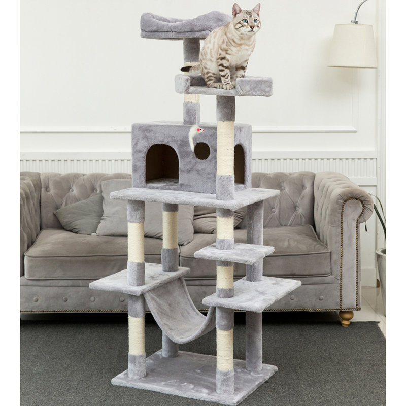 arbre à chat gris