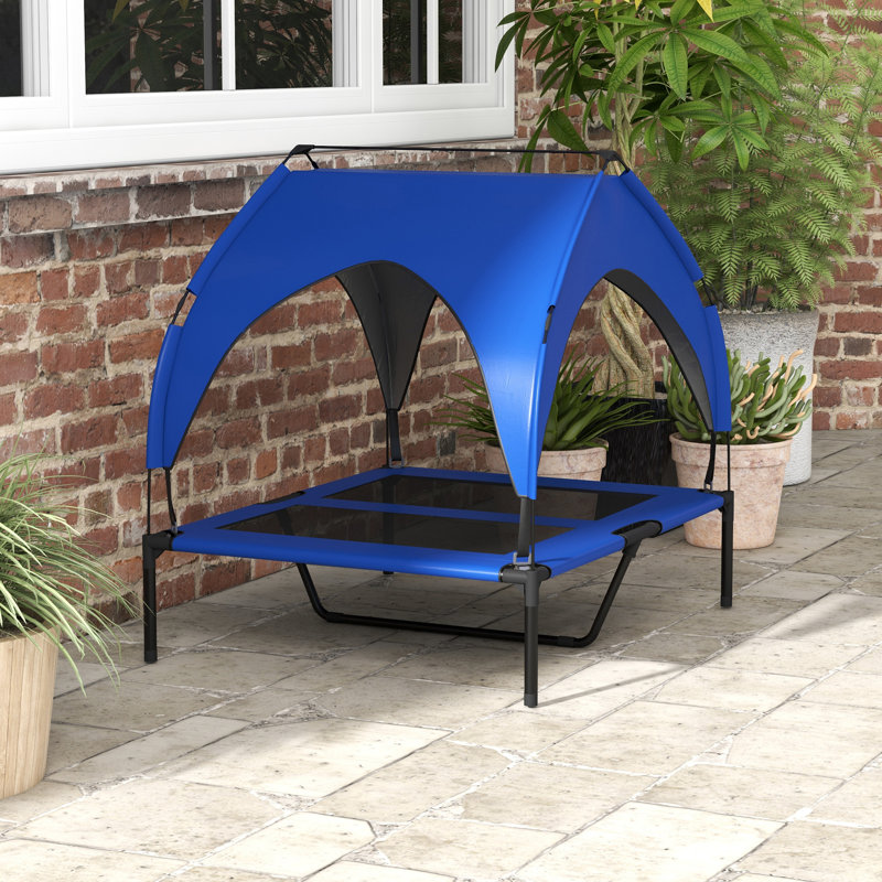 Pet Bed, Blue, 91" W x 76" D x 89" H