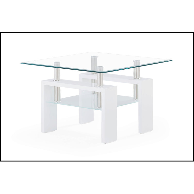 Zuma End Table, White