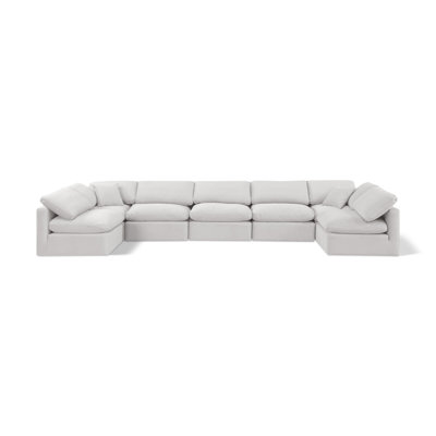 Itala Velvet U-Shaped Sectional Reversible