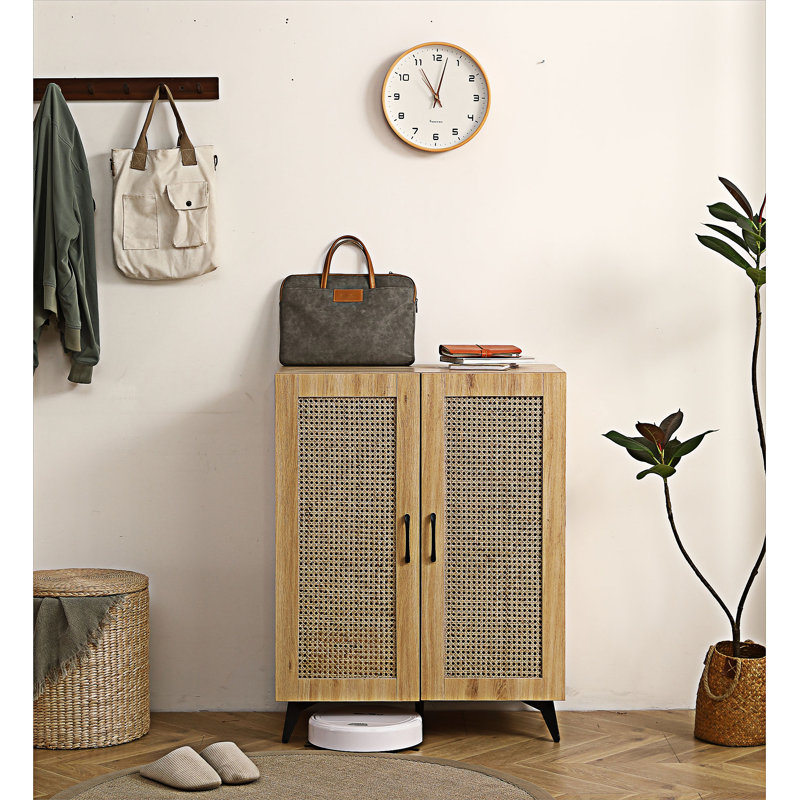 Armoire de rangement à chaussures à deux portes