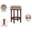 Tabouret de comptoir en velours Monette-888047060-900618412
