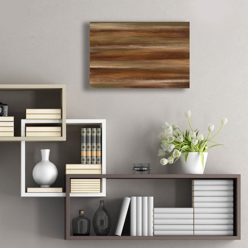  'Modern Fall Abstract' by Ashley Bradley Acrylic Glass Wall Art, 24" x 16"