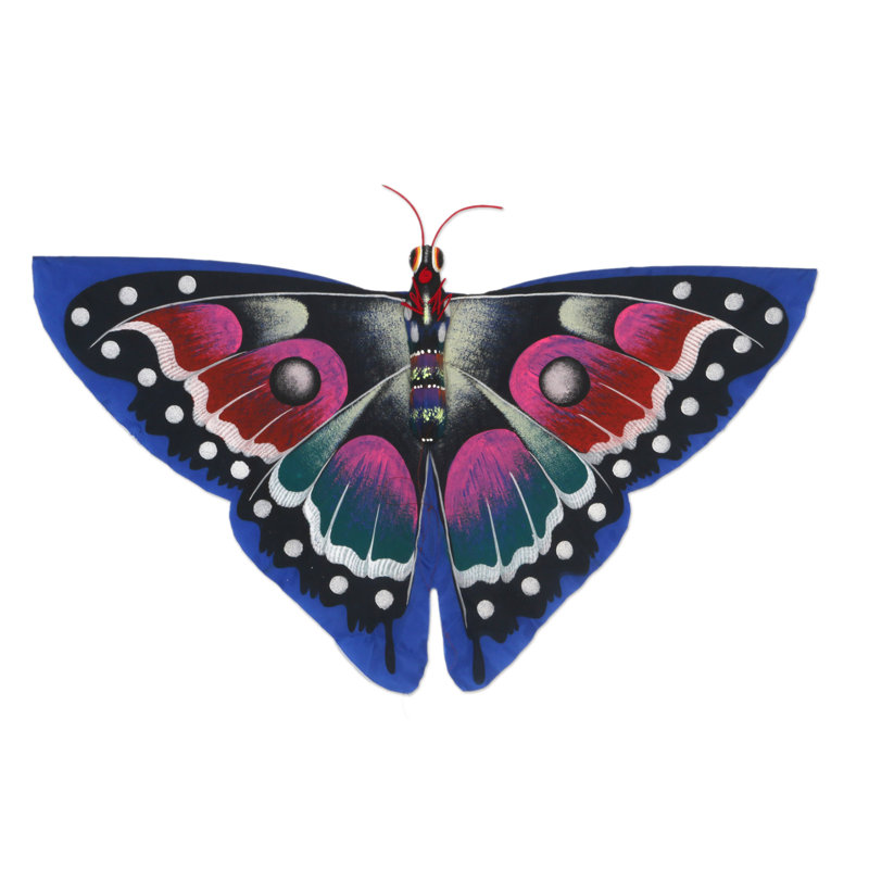 Cerf-volant en nylon tropical fait à la main Novica