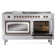 ILVE Nostalgie II Noblesse 60 in Dual Fuel Range 7 Burner, Griddle, Frenchtop