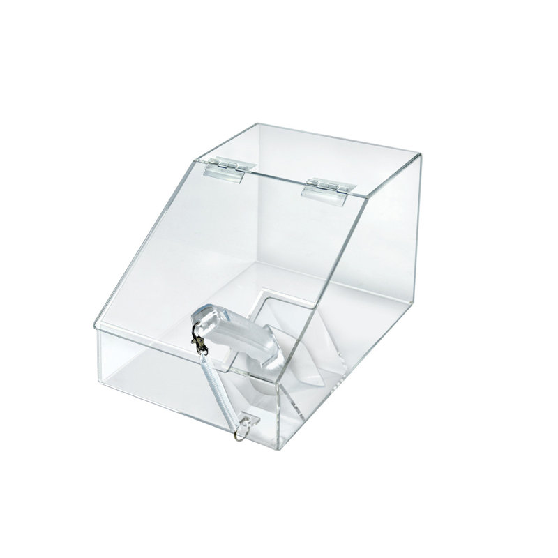 1.5 Gallon Acrylic Candy Bin with Lift-Open Top and Scoop