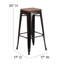 Tabouret à hauteur de comptoir 24 po Gladus-1629897552-1636743246-1635336333