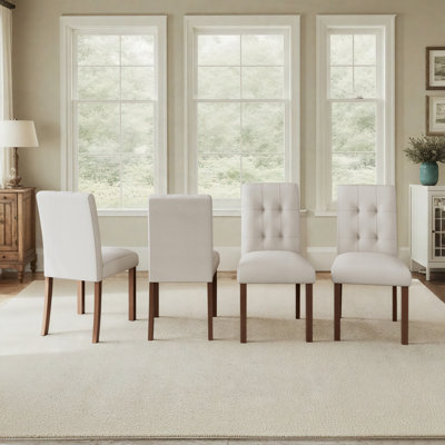 Dining Room Chairs with Back,Wooden Dining Chairs by Lark Manor