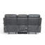 Bittany 3 Seater Faux Leather Electric Reclining Sofa-125973288-134078278