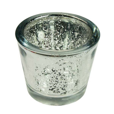 2 Piece Glass Tabletop Votive Holder Set
