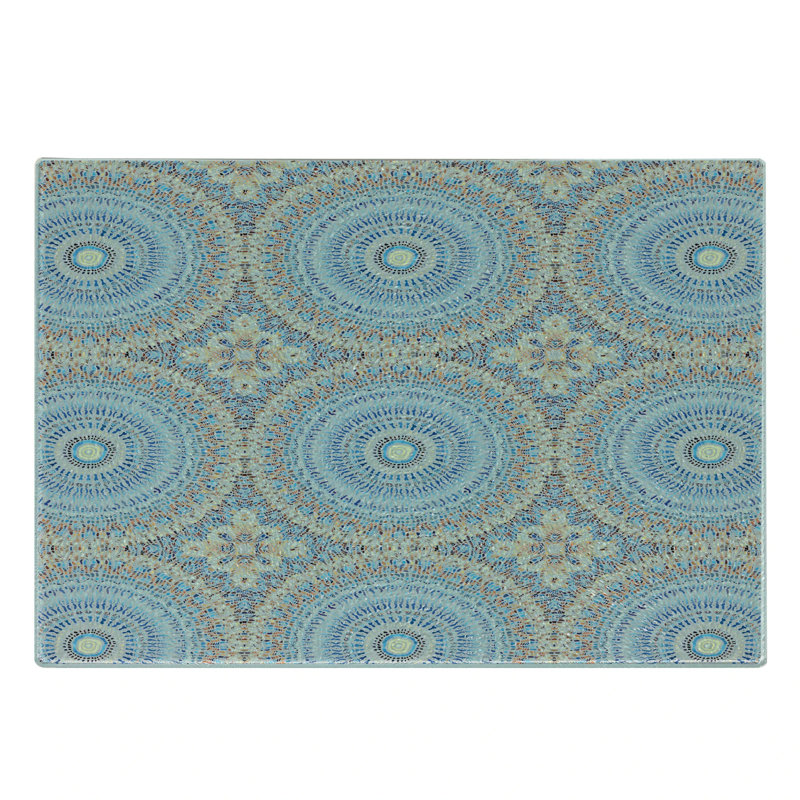 Planche à découper en verre East Urban Home Mandala