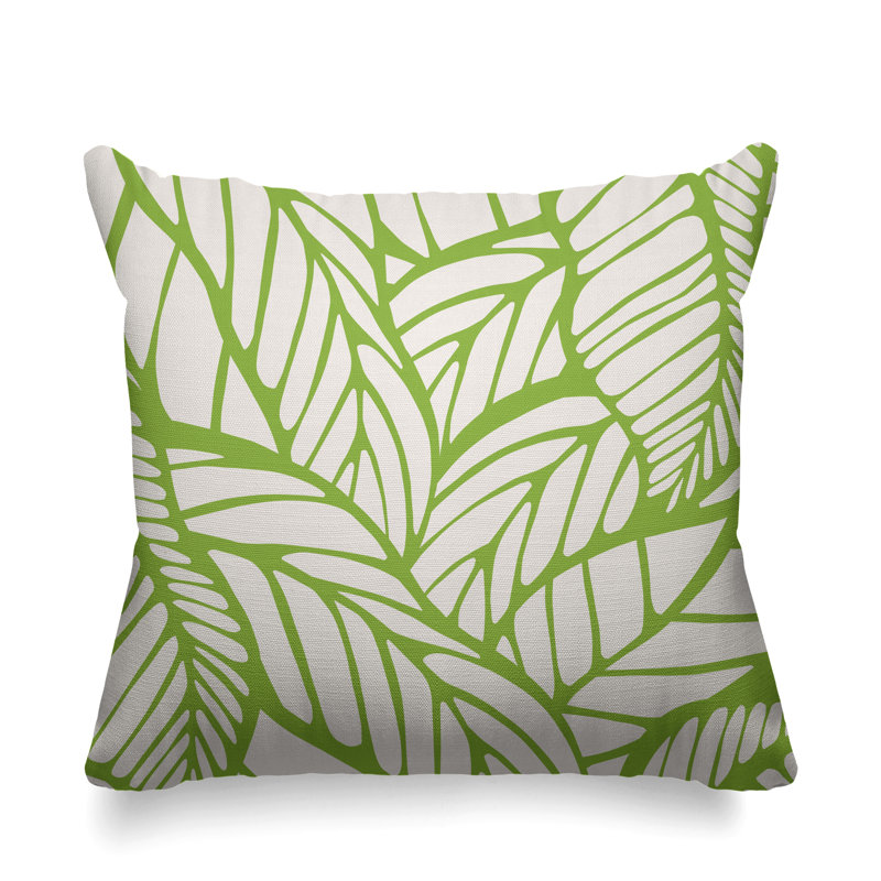 Housse et insert de coussin extérieur d'extérieur, 19 po x l 19 po, Vert