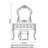 European style luxury carved dressing table