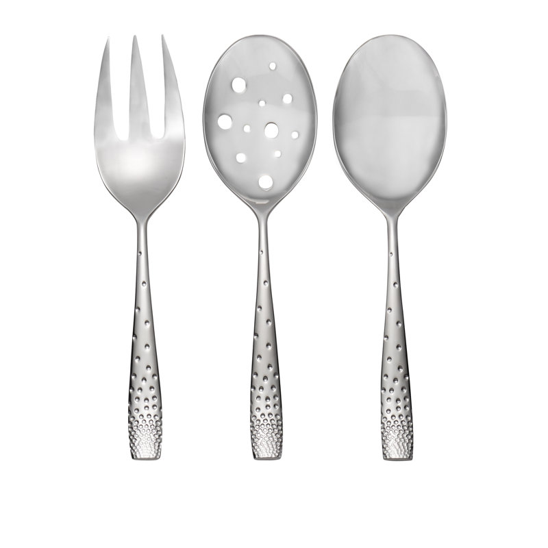 Dazzle 3 Piece Stainless Steel Hostess Set