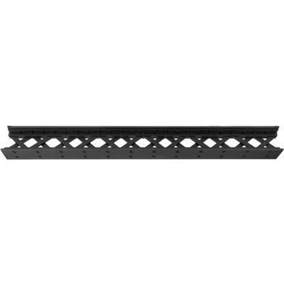 ForgeCraft Industrial Faux Steel Lattice "I" Beam, 4 3/4"W x 7 1/2"H x 288"L, Factory Painted Black