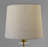 Brass Glass Urn Table Lamp- Oatmeal Shade
