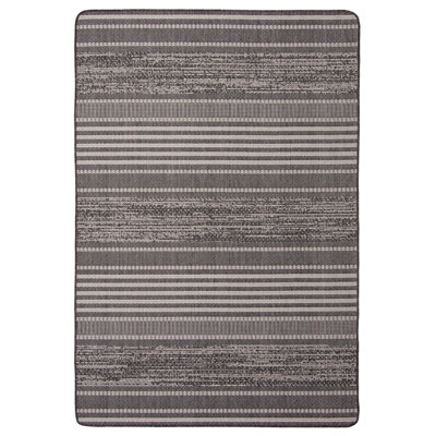 Tapis intérieur / extérieur noir Bralynn