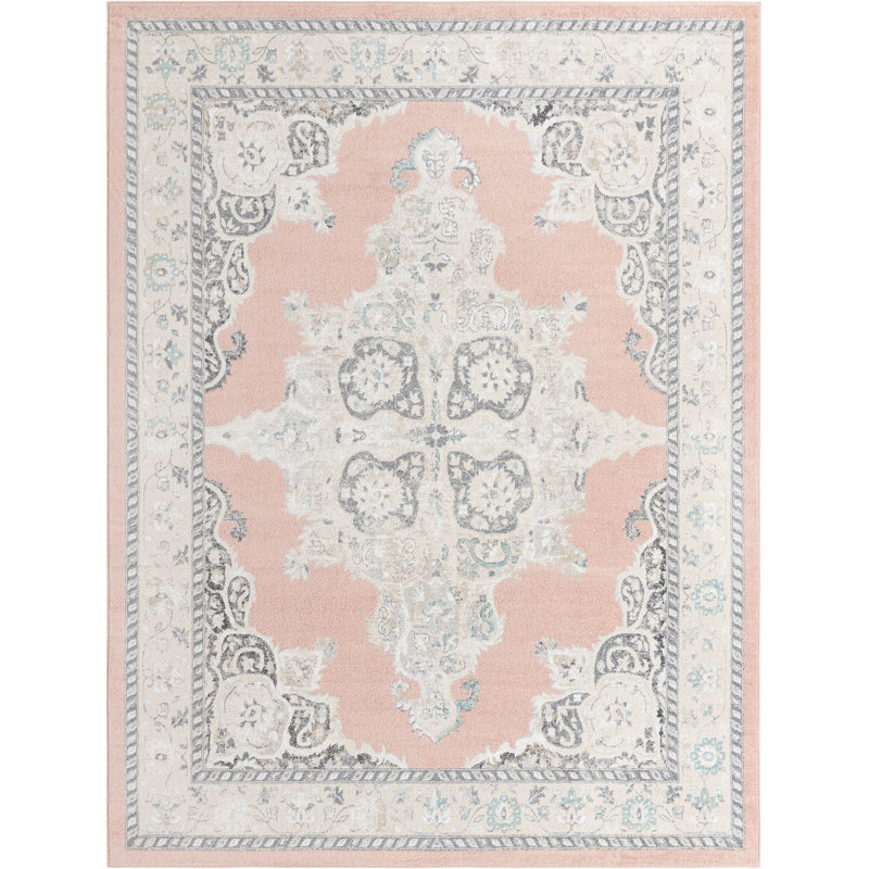 Troayurgh Oriental Indoor Rug, Rectangle 10' x 13'