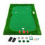 Tapis de golf vert, terrain d'entraînement intérieur et extérieur 10 x 5 pi avec 3 trous, gazon, base en caoutchouc