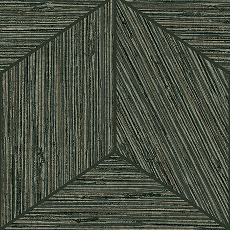 Papier peint gris Grasscloth Geo, Gris