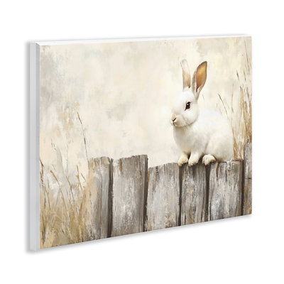 «Bunny On The Fence», art mural par Franklyn Gregory