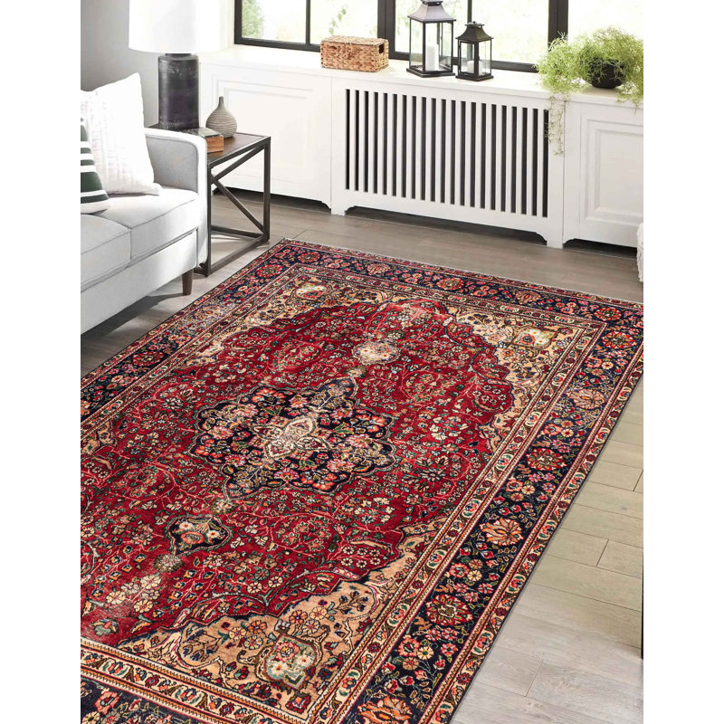 Tapis rouge Antalya 6 pi 5 po x 10 pi 1 po