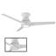 Ventilateur de plafond encastré intelligent à 3 pales Tip avec ensemble d'éclairage DEL et télécommande Bluetooth inclus-48482707-48482703-48482702