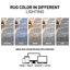Tapis gris foncé / blanc Willington-1020955695