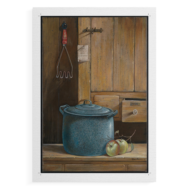 Raviolis aux pommes - impression sur toile seulement - non encadrée