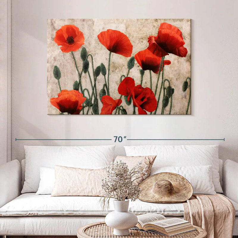 Harnek Sette Papaveri - Tanti Papaveri, 32" H x 48" W