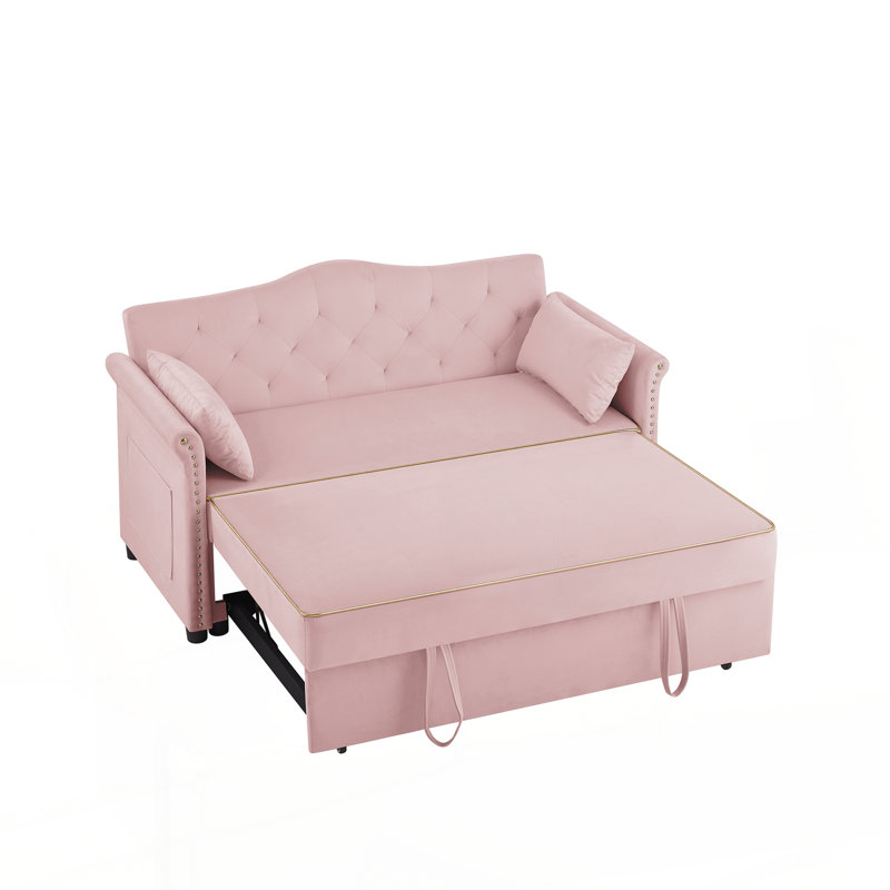 Sofa Bed Cloud Couch, Pink