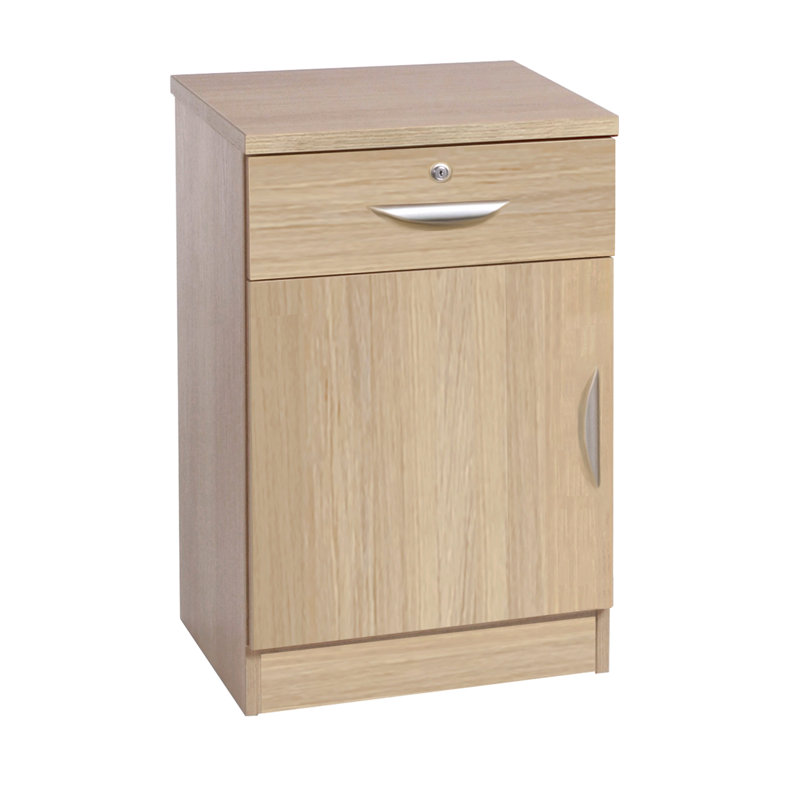 1 -Door 1 -Drawer Storage Cabinet, Sandstone