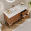 Meuble-lavabo autoportant moderne 36 po avec lavabo en céramique sans soudure et plateau en pierre frittée-51461681-51461682