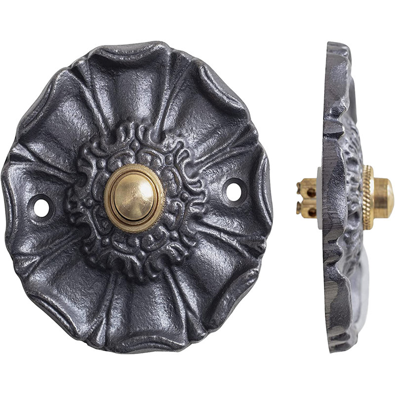 Iron Electric Push Button Bell