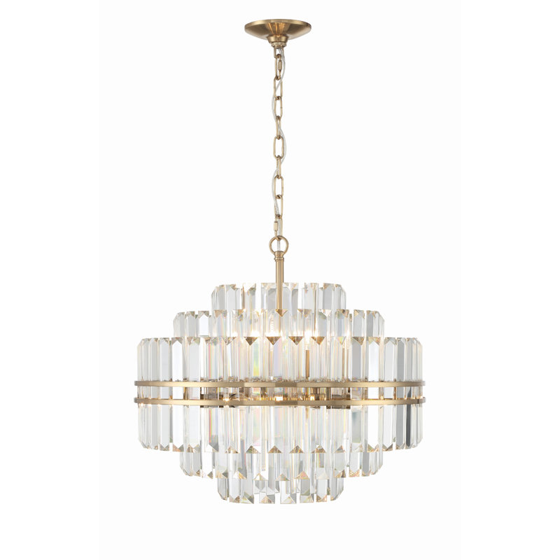 Cleckler 22" Chandelier, 20.5" H x 22" W x 22" D