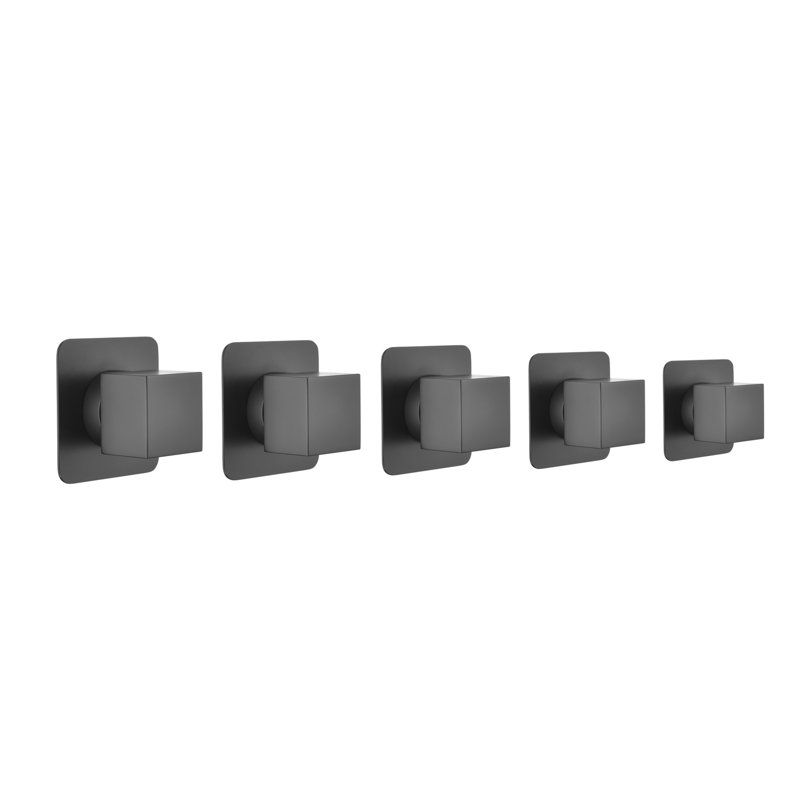 3,43 po Robinet X 2,26 po - Poignée ajustable en laiton moulé 3/4 po
