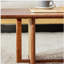 Table basse rectangulaire en bois massif de style chinois avec imitation rotin et noyer, table basse en bois massif, petite table de salon familiale .W115191497