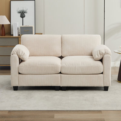 60.6'' Modular Loveseat Sofa