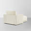 Fauteuil d'appoint avec repose-pieds Libbna
