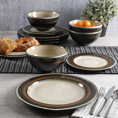 Everston 12 Piece Dinnerware Set, Service for 4