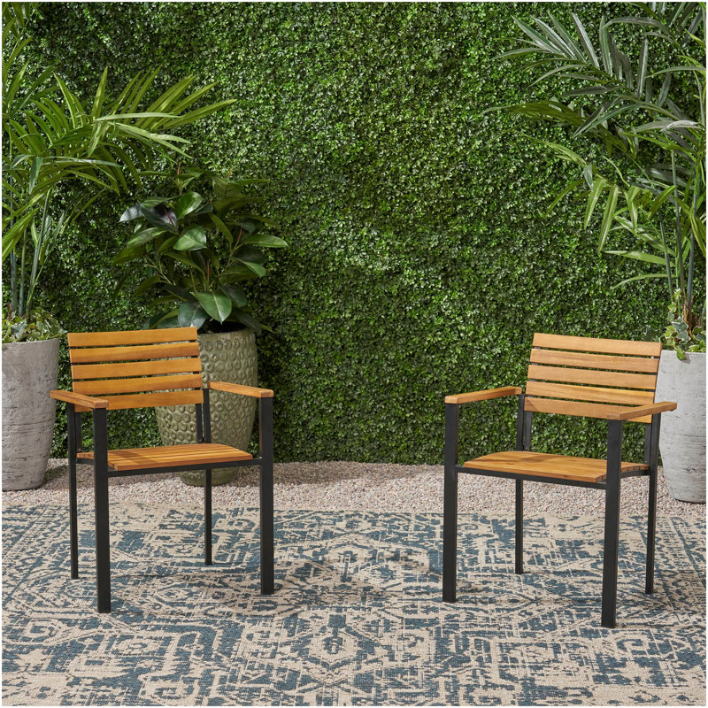 Chaise en bois et métal Laris