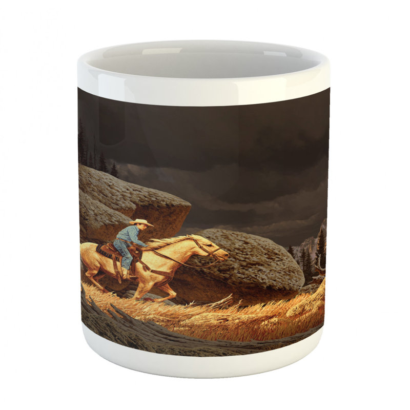 Grande tasse à café western