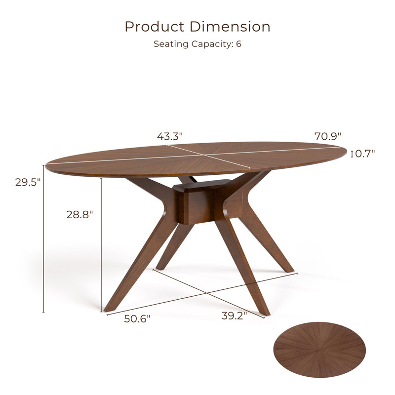 Gateshead Oval Dining Table