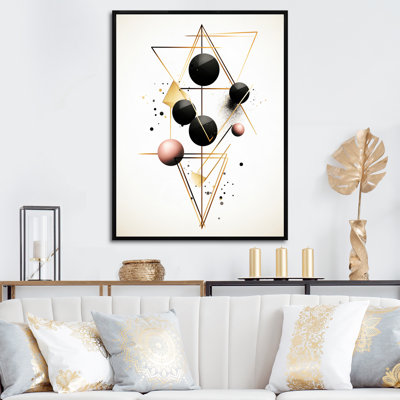 «Enigma Boho Chic Circular Abstract», reproduction sur toile