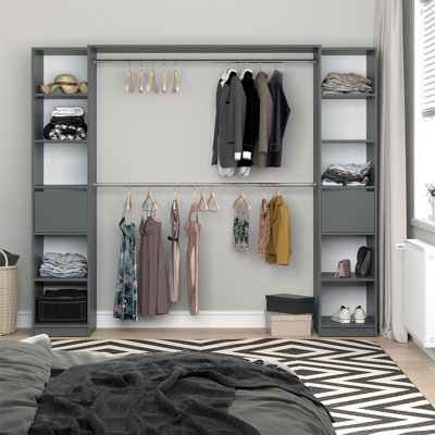 Vecellio 225.4cm Closet System