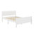 Wood Platform Bed With Headboard-1369864144